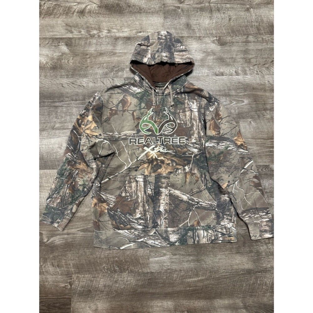 REALTREE Camo Hoodie Size Large